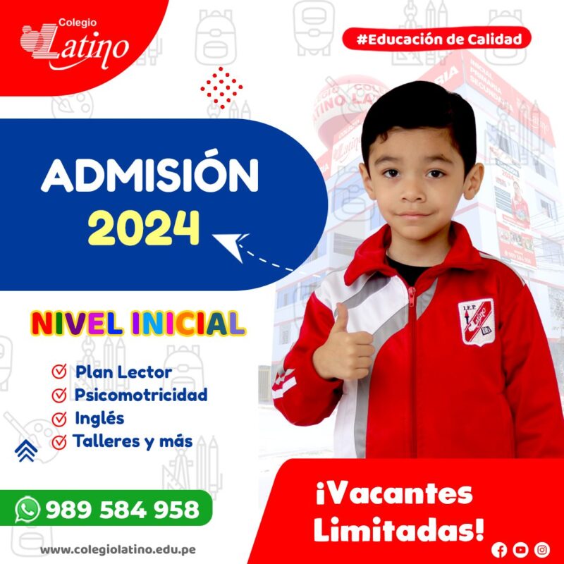 Admision 2024 colego Latino 3